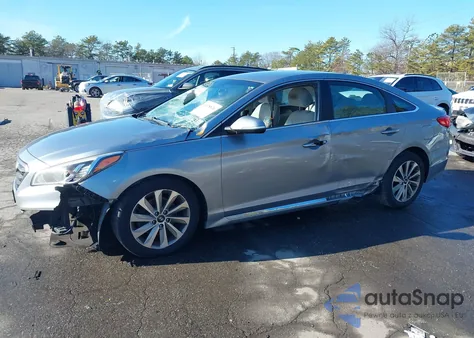 2017 Hyundai Sonata Sport z USA, uszkodzony, nr VIN 5NPE34AF7HH445924